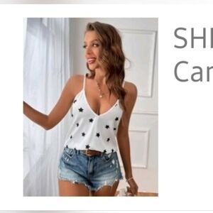 SHEIN Starry White Camisole